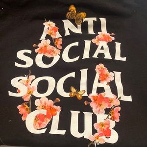 Anti social shirt mens